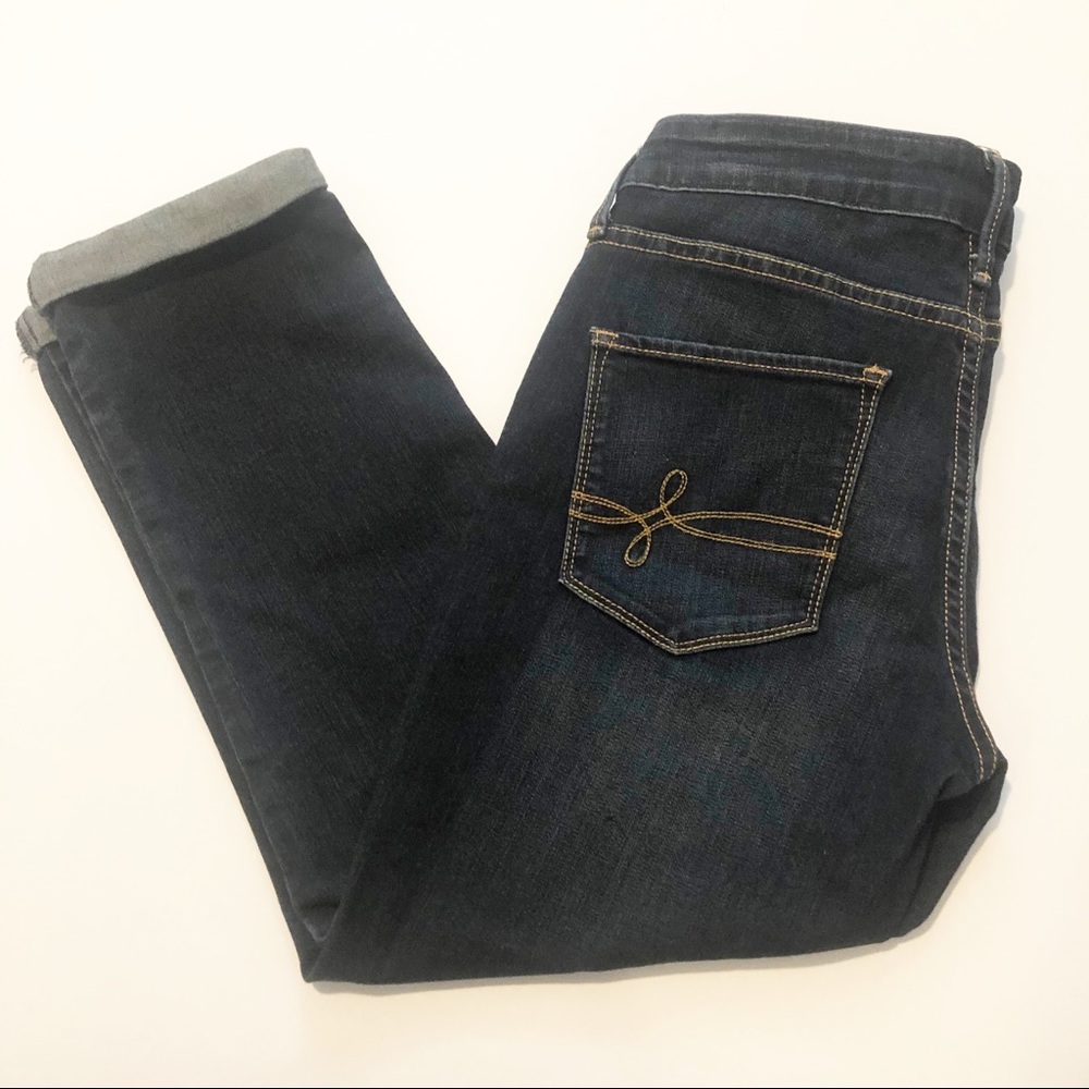 Levi’s jeans Denizen crop dark wash